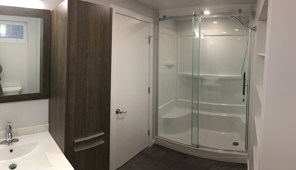 modern design Bathroom Renovation - Bathroom Renovations Winnipeg - All Canadian Renovations Ltd.
