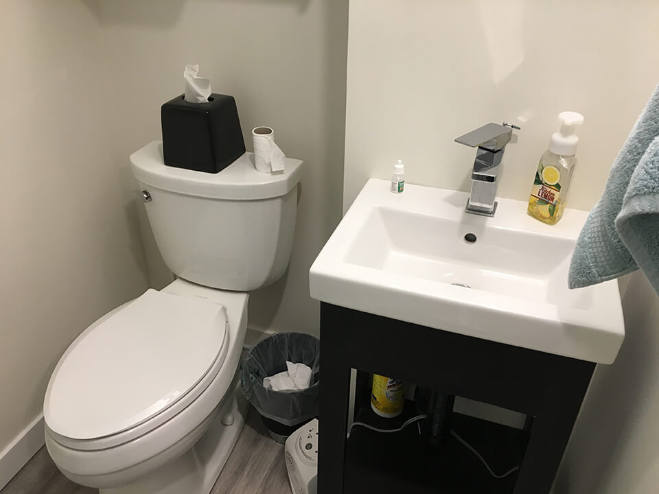 toilet and sink Bathroom Renovation - Winnipeg Bathroom Renovations - All Canadian Renovations Ltd.