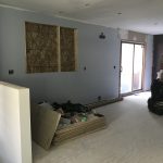 drywall in place, finishing to come on this renovation of a Winnipeg home