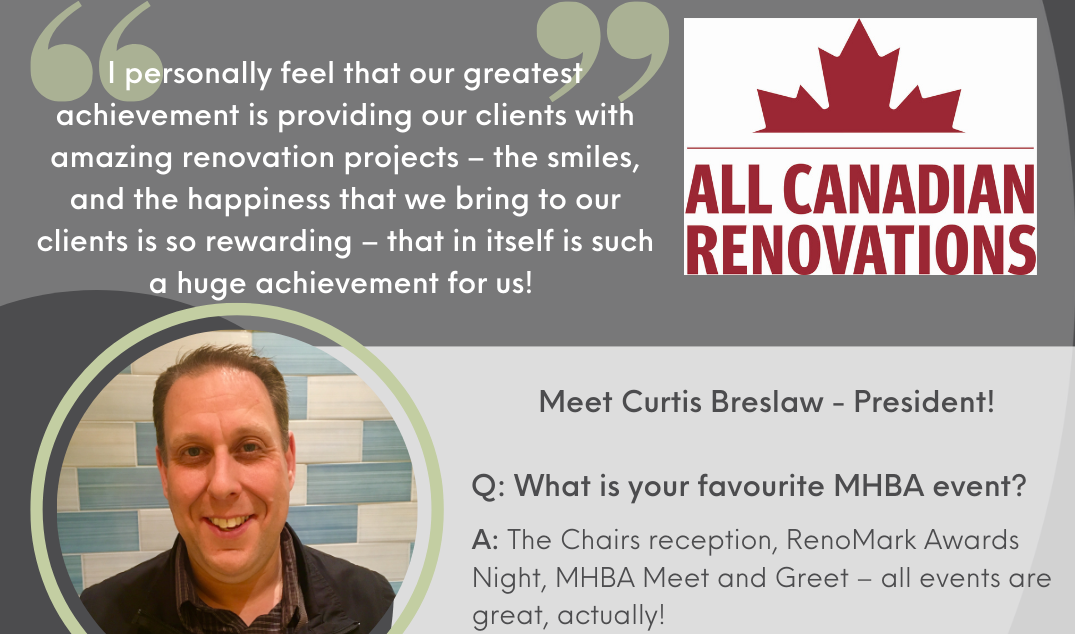 MHBA Monthly Profile Curtis Breslaw