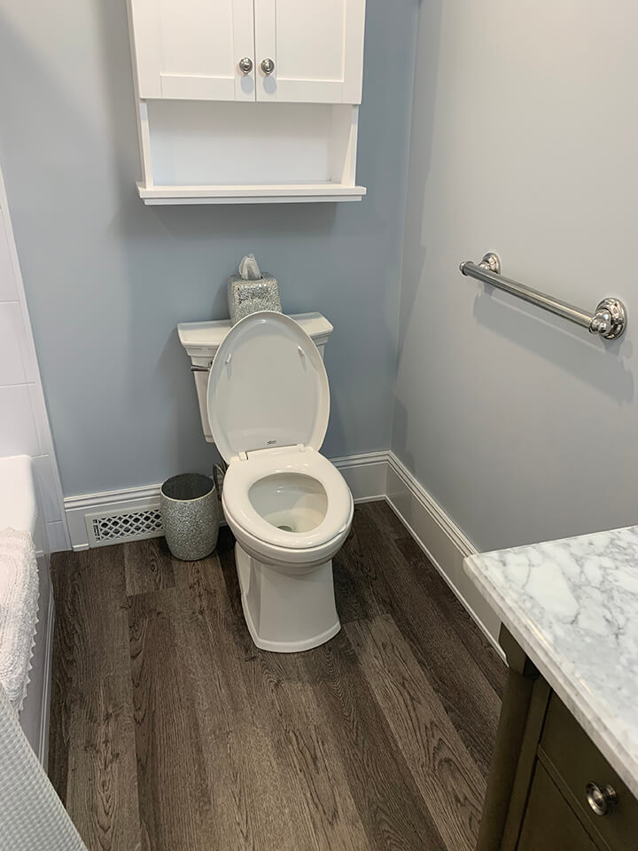Vaughan Bathroom Powder Room - Bathroom Renovations Winnipeg - All Canadian Renovations Ltd.