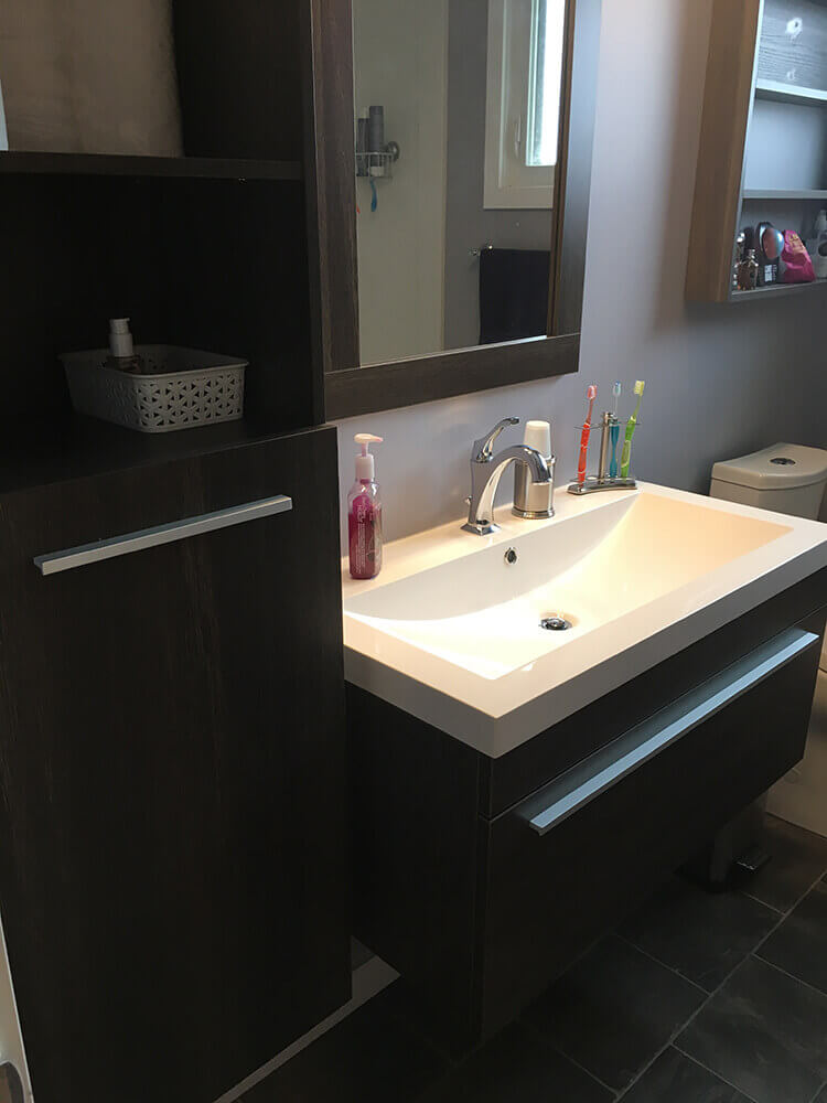 Naskapi Bathroom Renovation - All Canadian Renovations Ltd. - Basement Renovations Winnipeg